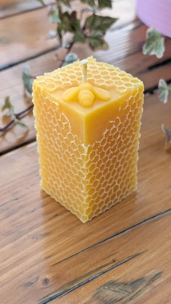Bienenwachskerze1